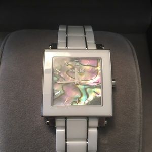Women’s White Ceramic Fendi Watch